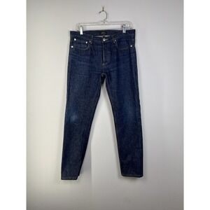 A.P.C. Petit New Standard Jeans 32 Dark Indigo Button Fly Raw Denim